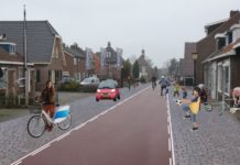 Regionale Mobiliteitsprogramma´s: impressie van straat waar fiets dominant is