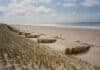 Zandsuppletie foto strand Texel