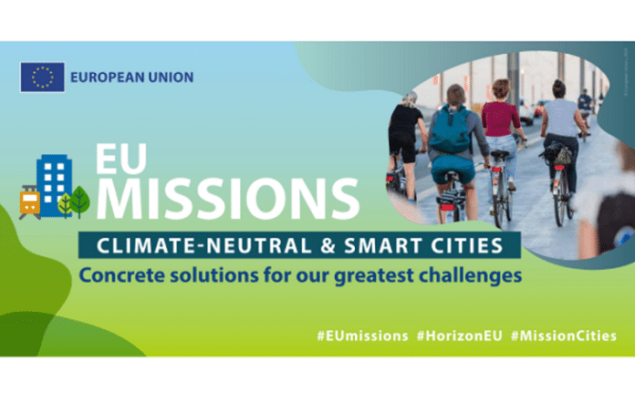 Cities Mission - banner van het EU-programma