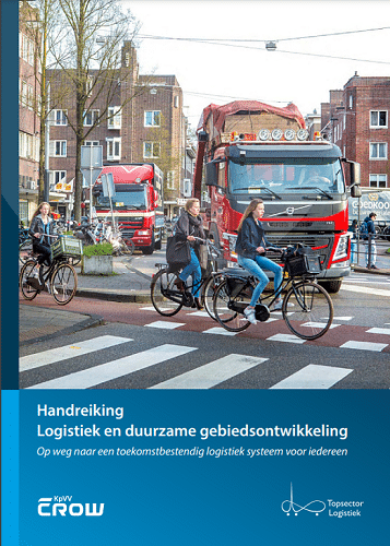 Cover van de handreiking Duurzame Gebiedsontwikkeling en Logistiek