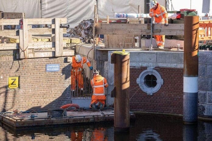 Bullebak - renovatiewerk aan de brug