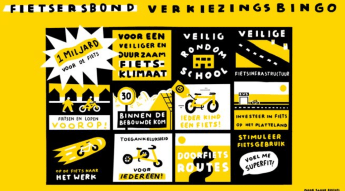 Fietsersbond verkiezingsbingo