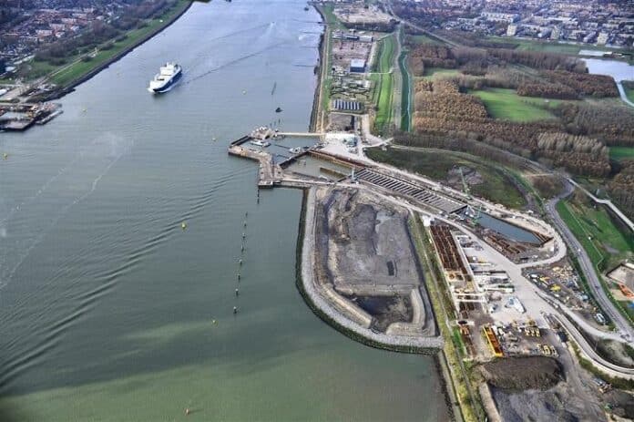 Locatie Maasdeltatunnel in de Blankenburgverbinding