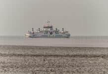 Veerboot Oerd op weg naar Ameland